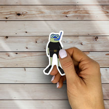 Load image into Gallery viewer, Snorkeling Frog Sticker (J17)
