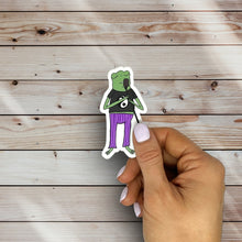 Load image into Gallery viewer, Singin&#39; Frog Sticker (J22)
