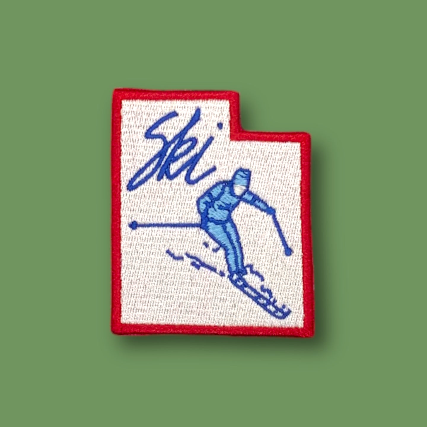 Utah State Skiing- Embroidered Patch