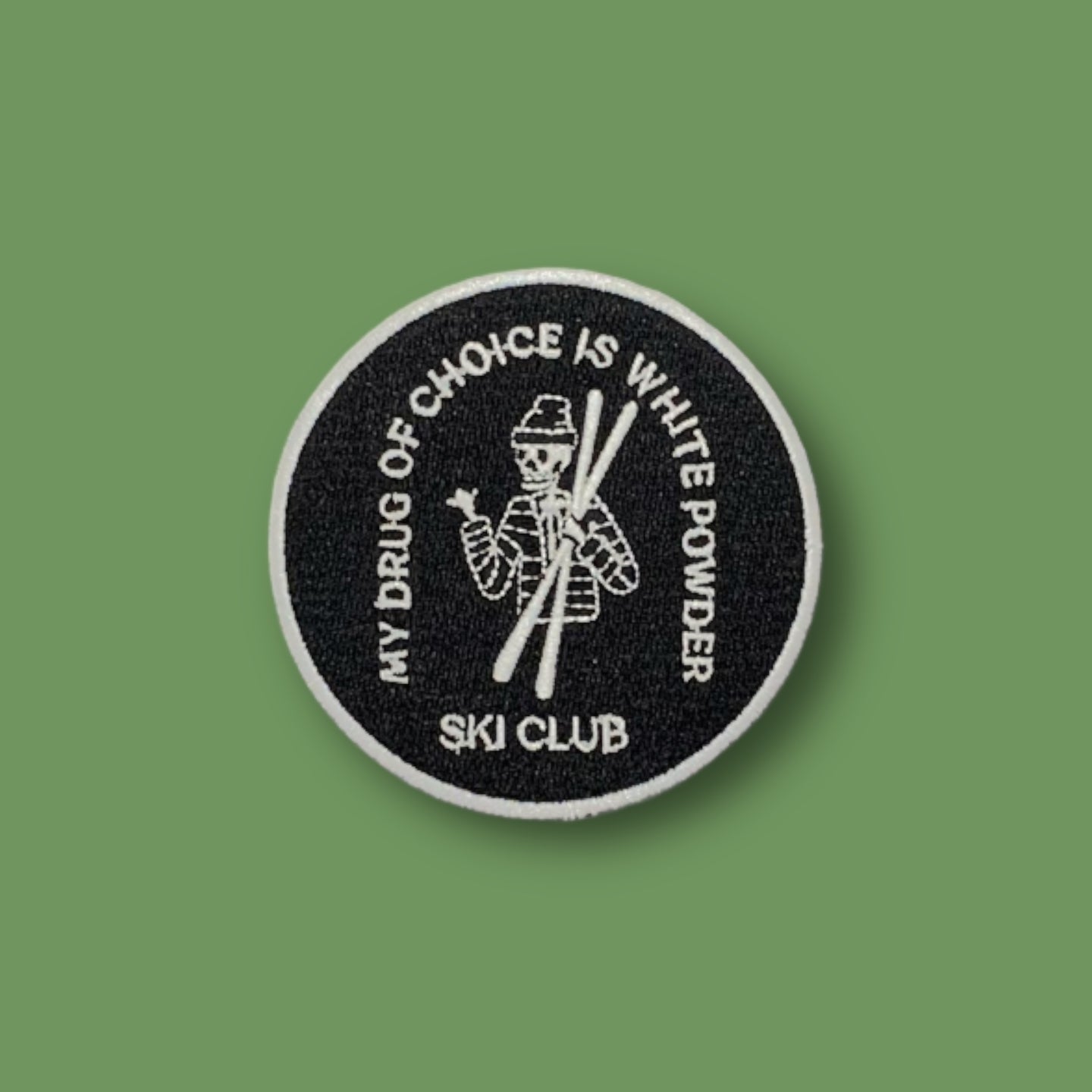 Ski Club, Embroidered Patch