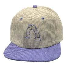 Load image into Gallery viewer, Arches Corduroy Hat- Purple
