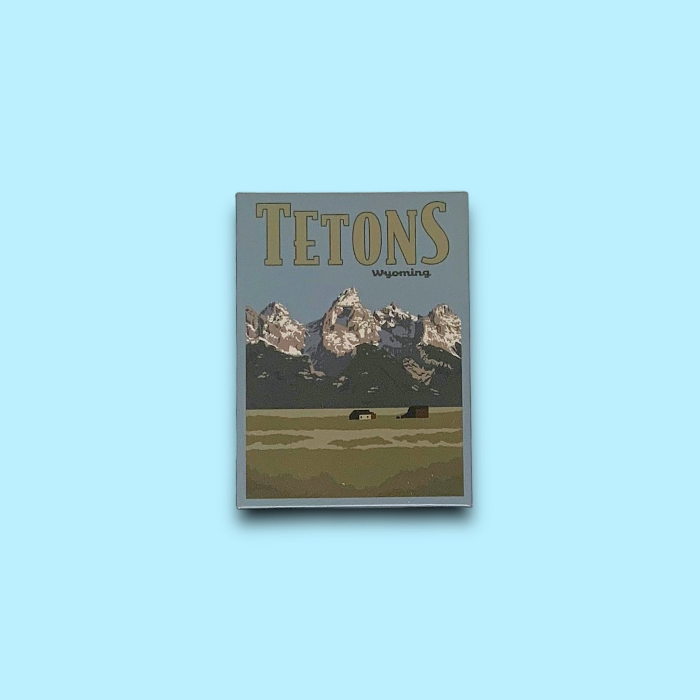 Tetons, Wyoming Fridge Magnet