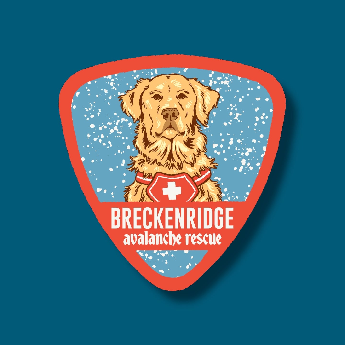 Breckenridge Avalanche Rescue Dogs Sticker