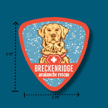 Load image into Gallery viewer, Breckenridge Avalanche Rescue Dogs Sticker
