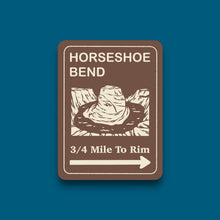 Load image into Gallery viewer, Horseshoe Bend Trailhead Sticker
