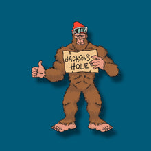 Load image into Gallery viewer, Jackson&#39;s Hole Sasquatch Sticker
