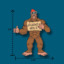 Load image into Gallery viewer, Jackson&#39;s Hole Sasquatch Sticker
