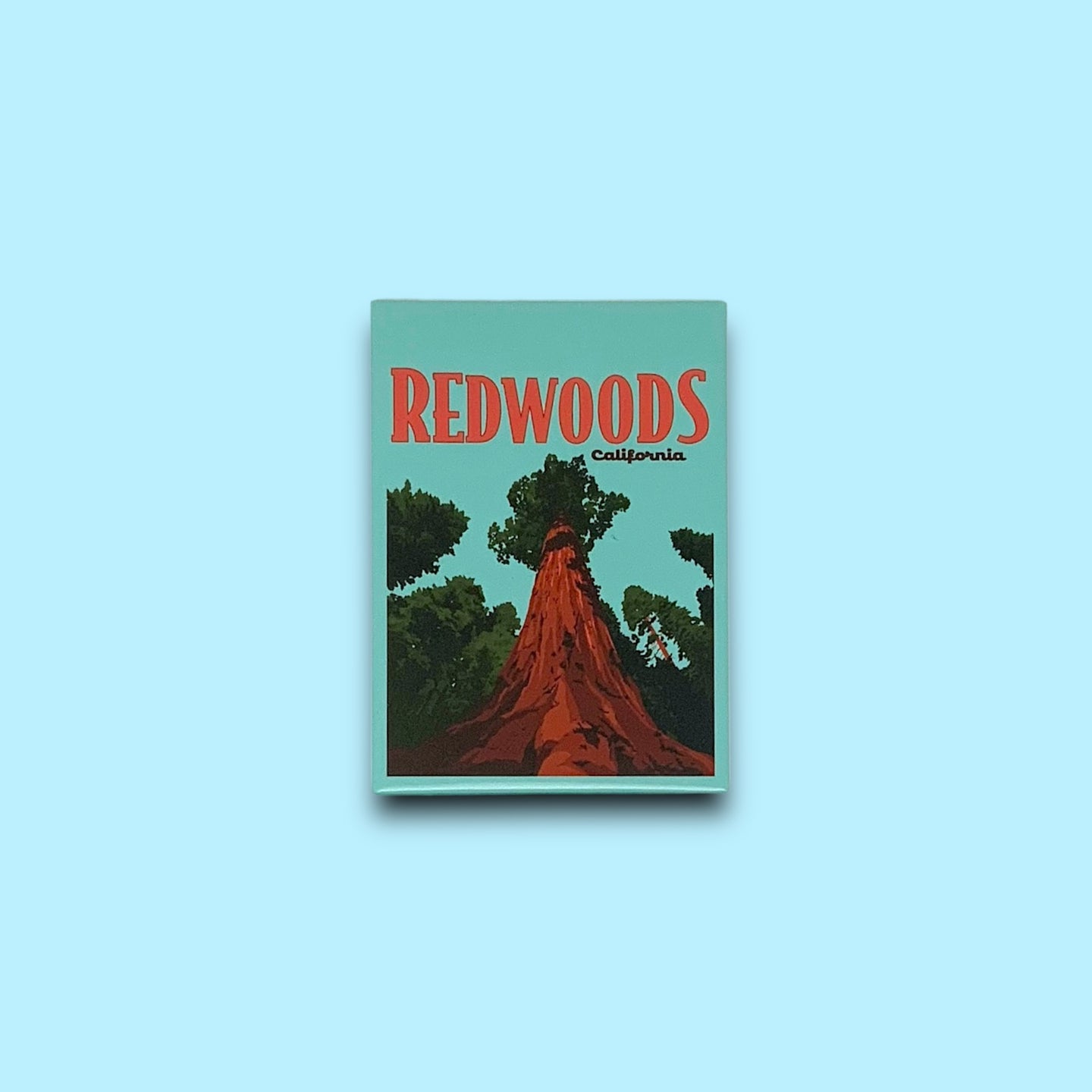 Redwoods California Fridge Magnet