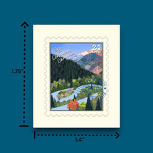 Load image into Gallery viewer, Big Cottonwood Canyon Utah Stamp Sticker
