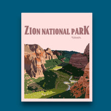 Load image into Gallery viewer, Zion National Park Utah - Poster Sticker
