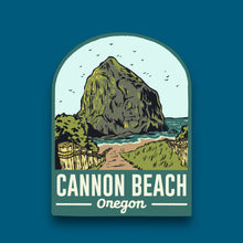 Load image into Gallery viewer, Cannon Beach Oregon Arch Sticker
