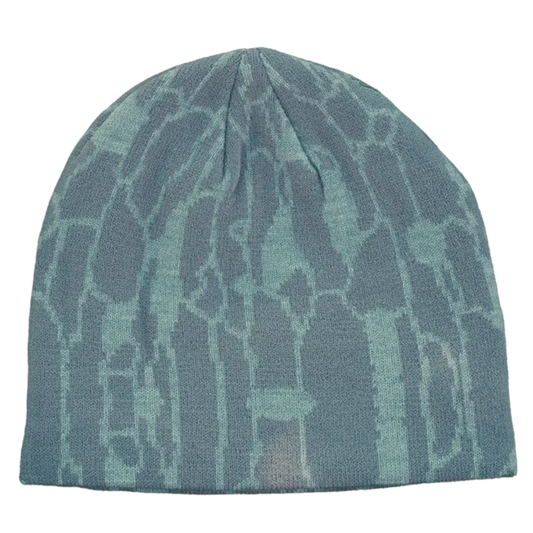 Tree Bark Skull Cap in Gray