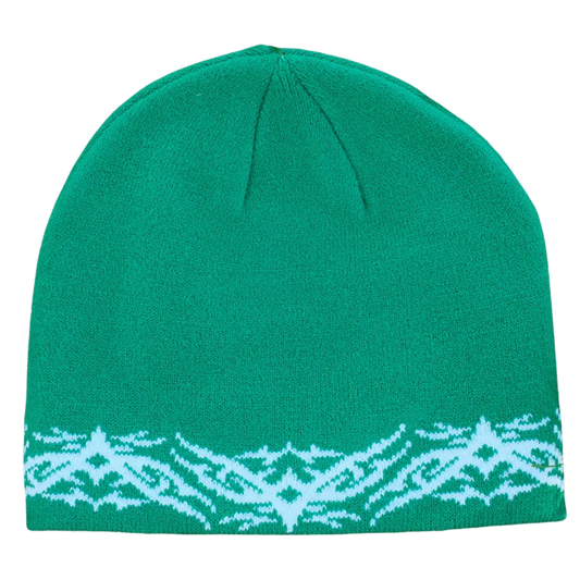 Green Flurry Skull Cap