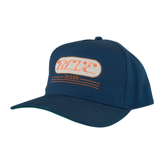Blue Bison Badge Hat in Navy