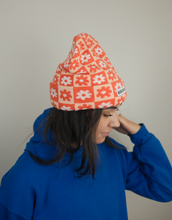 Load image into Gallery viewer, Flowers Beanie, Orange
