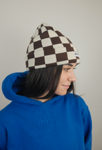 Load image into Gallery viewer, Checkered Browns Cuff Beanie
