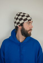 Load image into Gallery viewer, Checkered Browns Cuff Beanie
