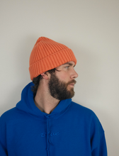 Load image into Gallery viewer, Ribbed Knit Beanie, Salmon
