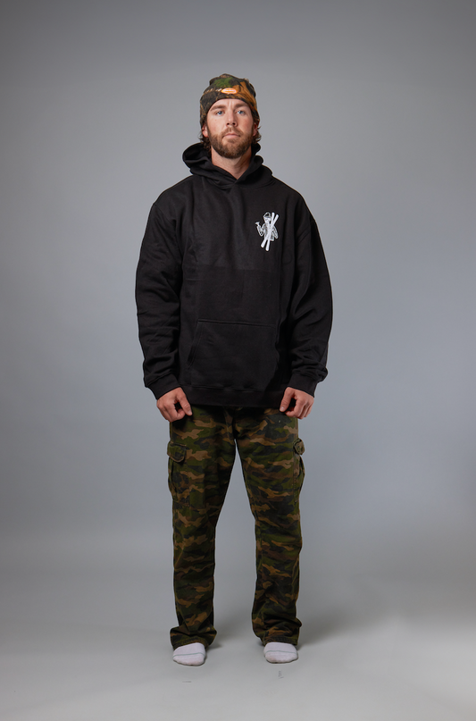 Ski Club Hoodie in Black