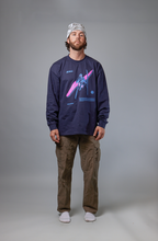 Load image into Gallery viewer, The Daffy, Long Sleeve Navy
