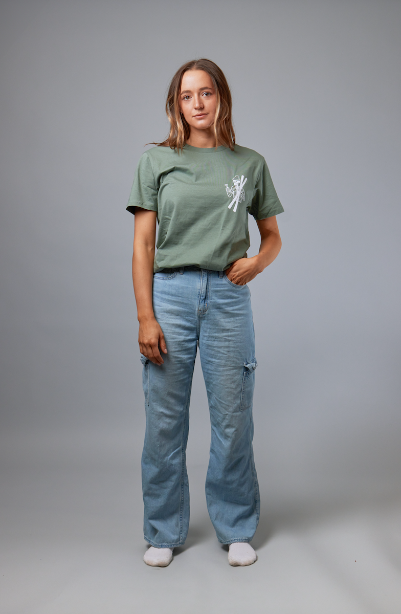 Ski Club Tee, Sage