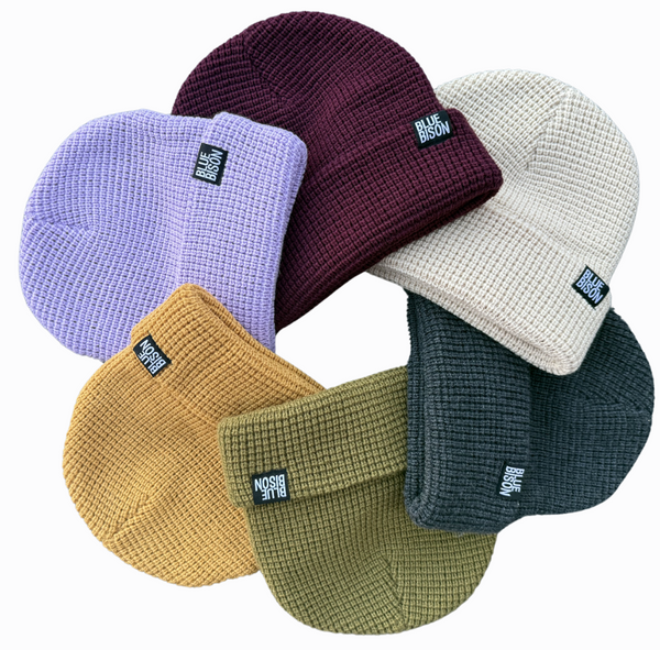 The Waffle Beanie (Multiple Colors) – Blue Bison Apparel