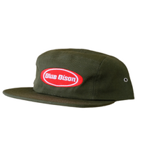 Load image into Gallery viewer, Blue Bison Logo 5 Panel Hat
