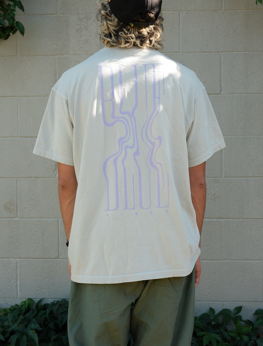 BLUE Squiggle in Purple