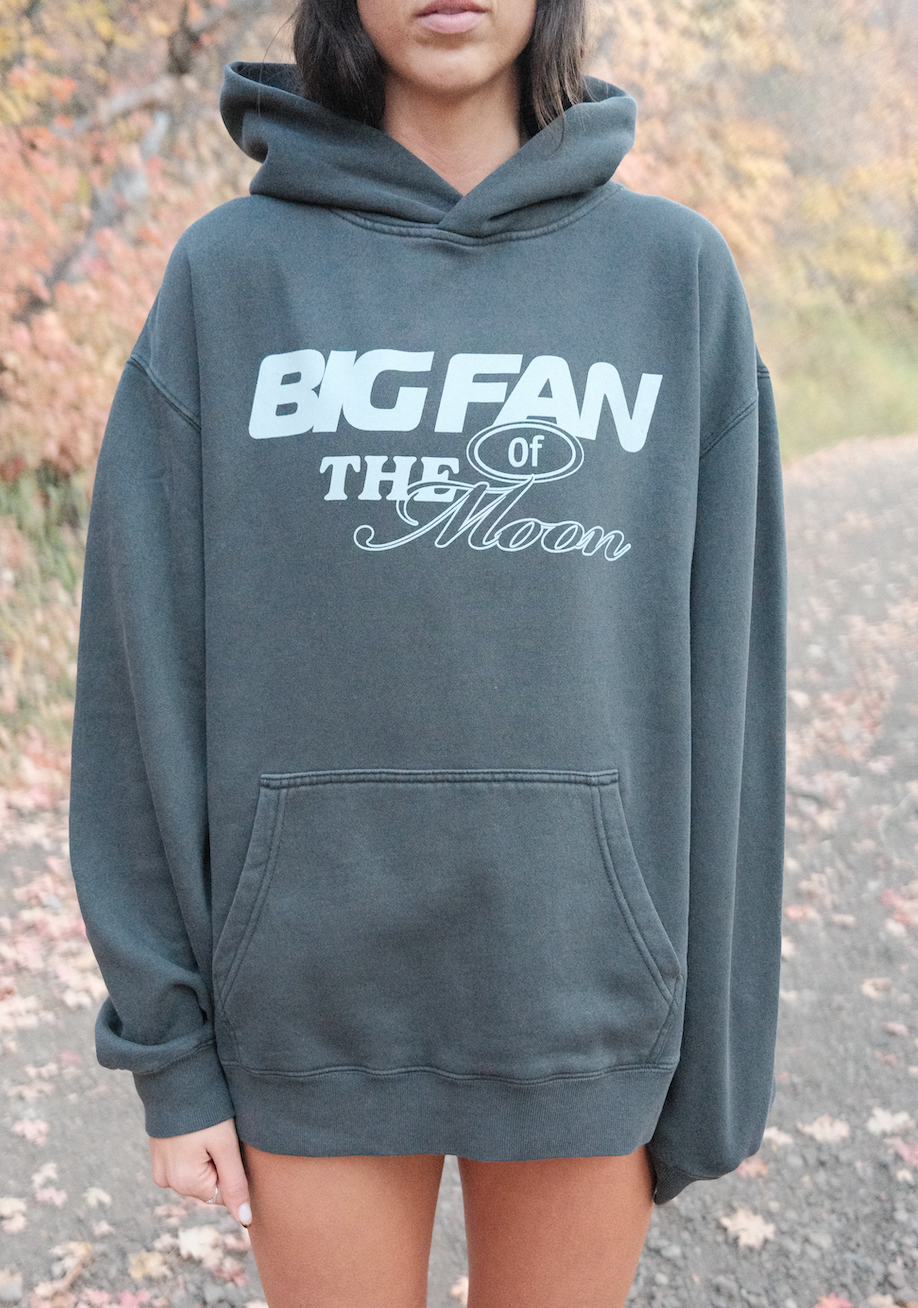 トップス OVER BIO HOODIE JOSE MOON Big Fan of The Moon Hoodie – Blue Bison Apparel
