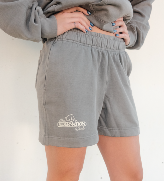Hibernation Club Sweat Shorts - Gray