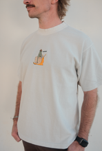 Load image into Gallery viewer, Snail Ridin’ Frog Tee, Cream
