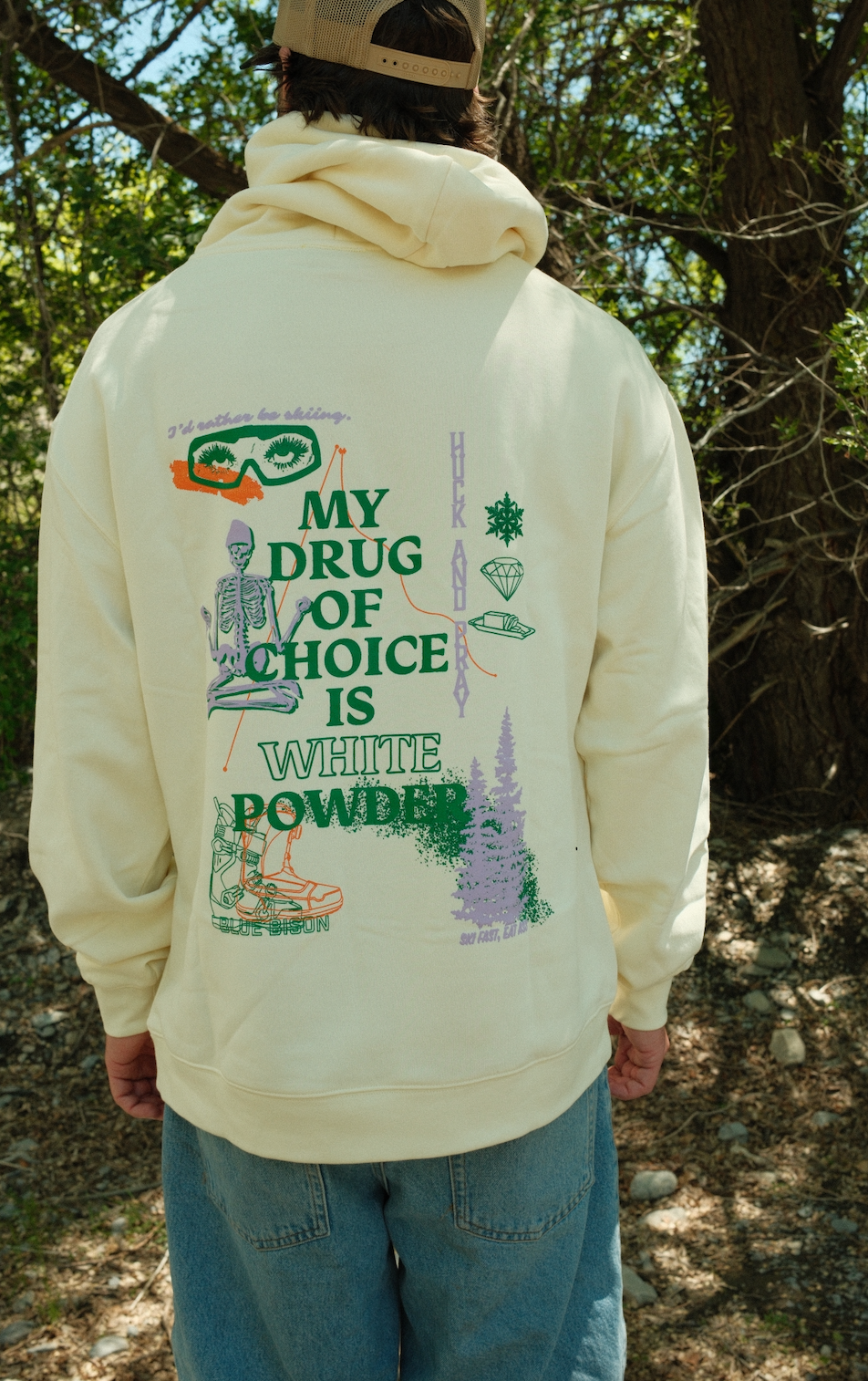 Huck & Pray Hoodie Butter