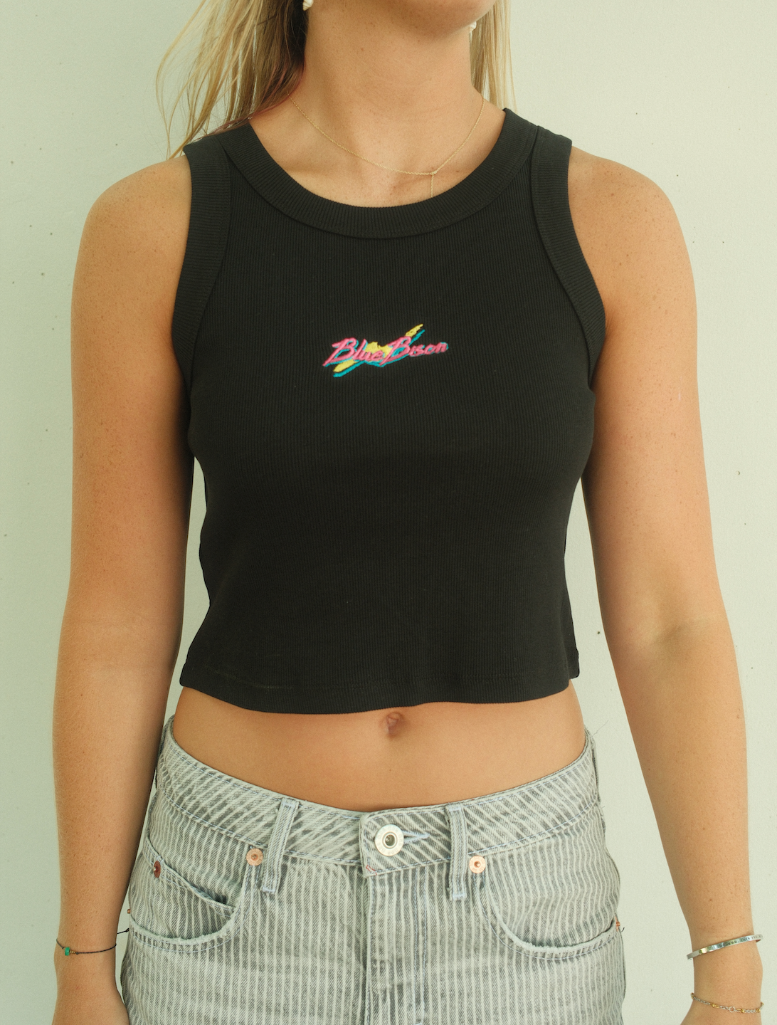 Retro Logo Tank - Black