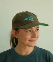 Load image into Gallery viewer, Dragon Fly Ridin Frog Hat - Green
