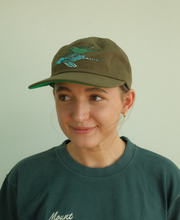Load image into Gallery viewer, Dragon Fly Ridin Frog Hat - Green
