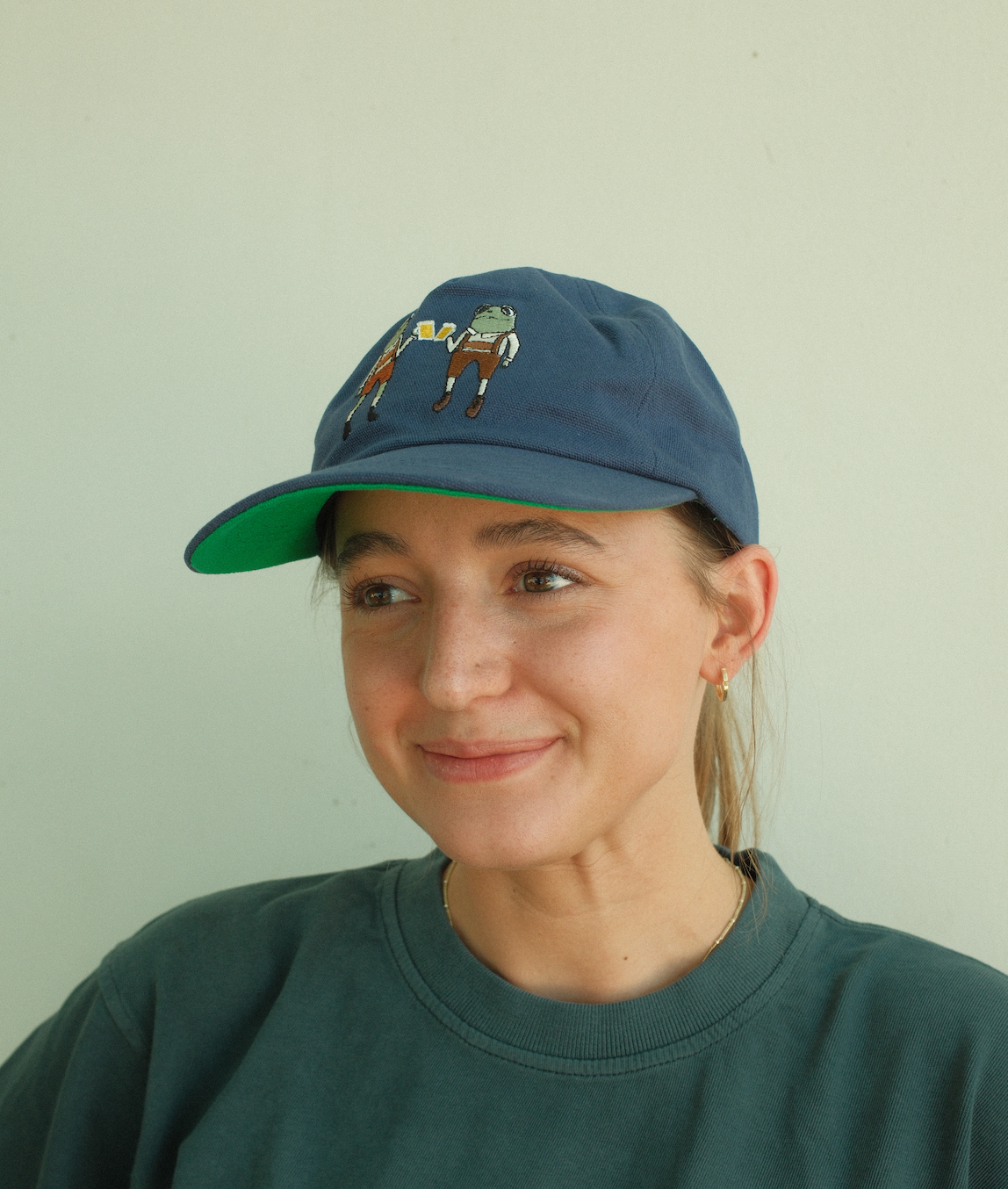 Oktoberfest Frogs Hat - Blue