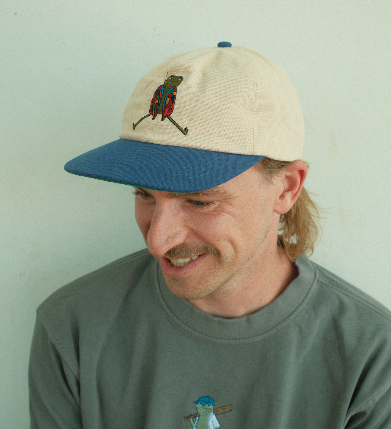 Stoney Frog Hat - Khaki/Navy