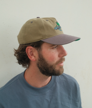 Load image into Gallery viewer, Dragon Fly Ridin Frog Hat - Washed Olive/Navy

