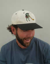 Load image into Gallery viewer, Swiss Frog Hat - Black/White
