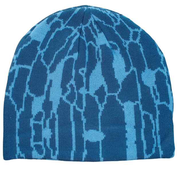 Tree Bark Skull Cap - Navy