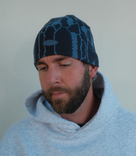 Load image into Gallery viewer, Tree Bark Skull Cap - Navy
