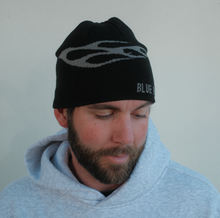 Load image into Gallery viewer, Black Flame Skull Cap
