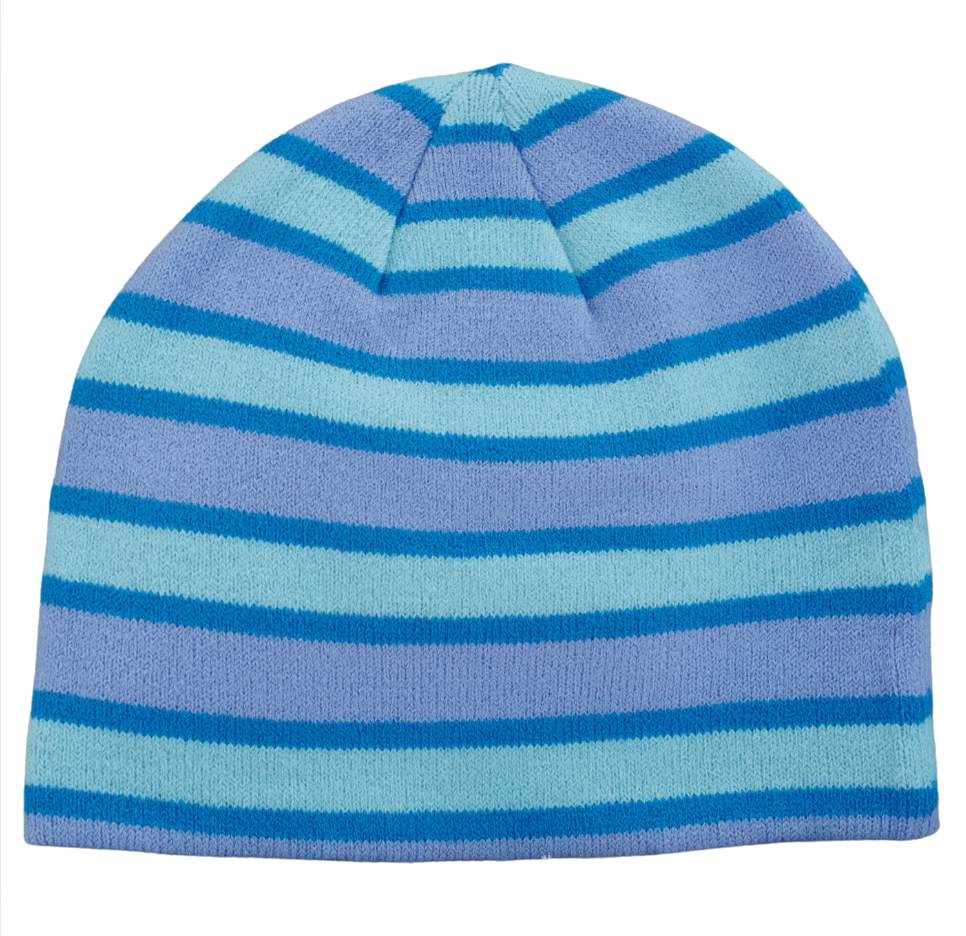 Striped Skull Cap - Purple