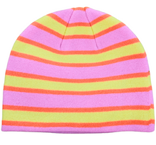 Load image into Gallery viewer, Striped Skull Cap - Pink

