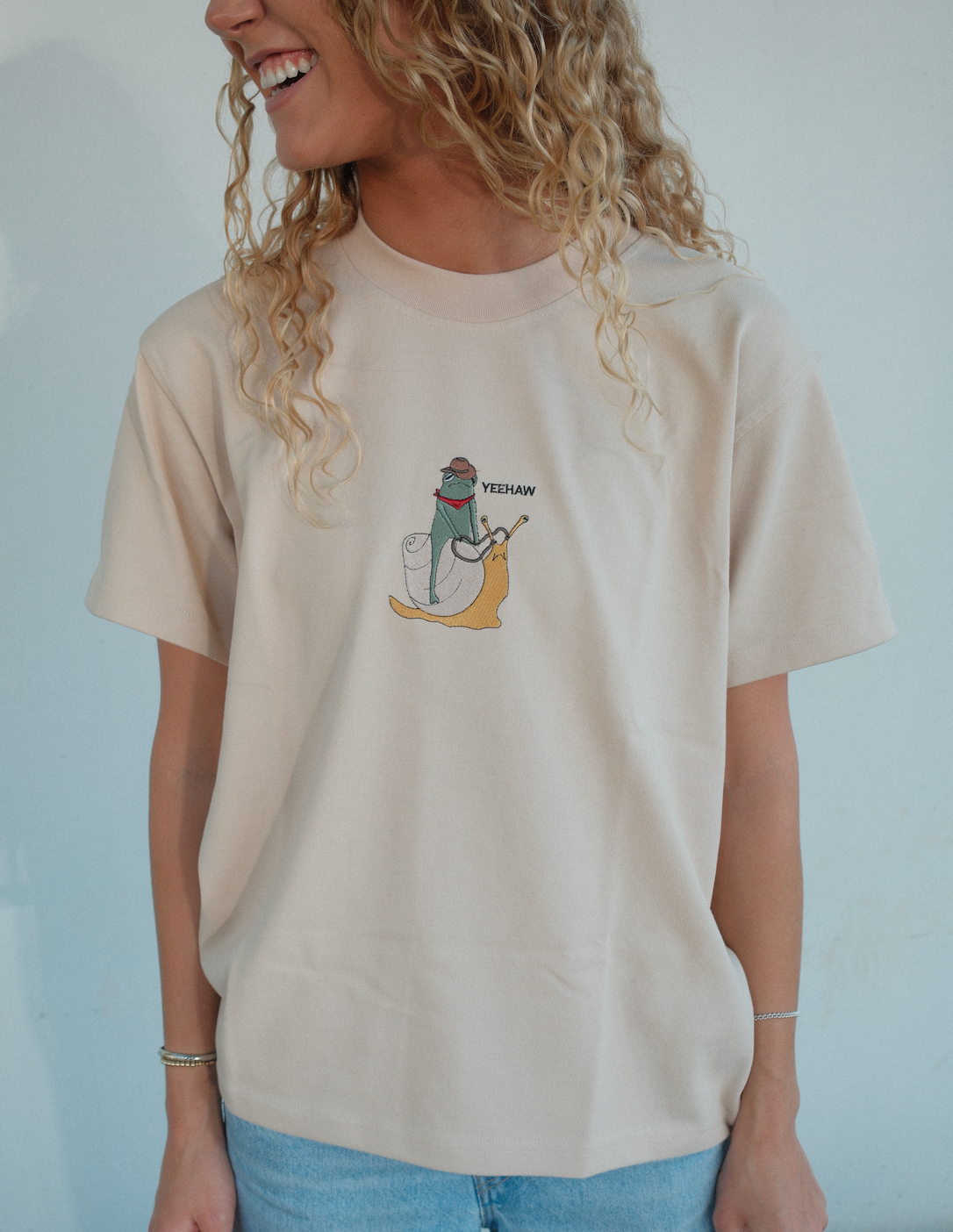 Frog Ridin' Snail Tee