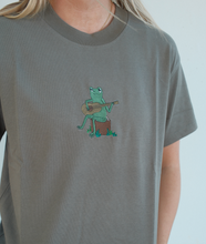 Load image into Gallery viewer, Frog Playin&#39; Guitar Tee
