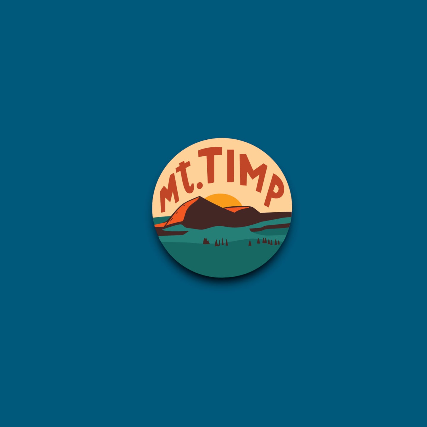Sunrise At Timp Sticker