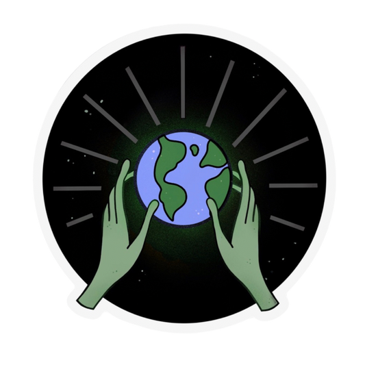 Alien Hands Sticker