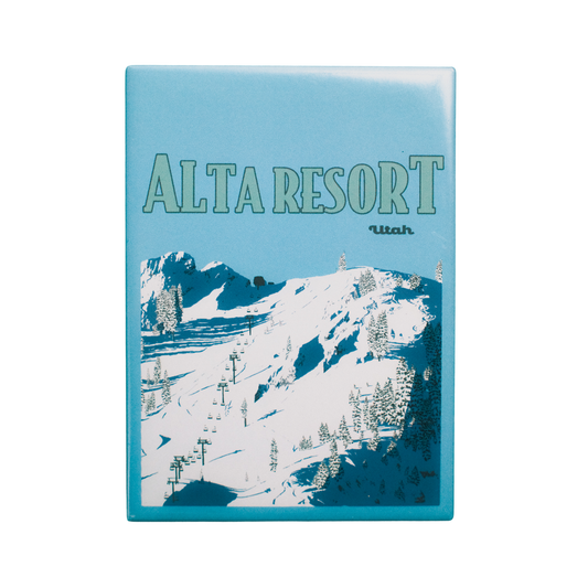 Alta Resort Fridge Magnet