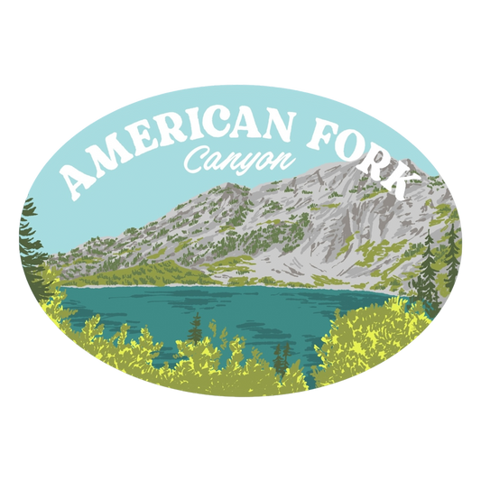 American Fork Canyon Sticker